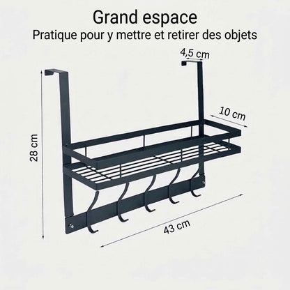 VaraLiving™ Organisateur de Porte Suspendu avec Paniers et Crochets