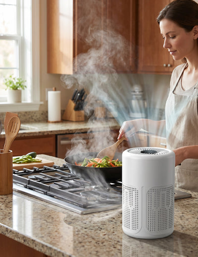 Purificateur d'Air Haute Efficacité pour la Maison – Filtre & Tablette Parfumée Inclus