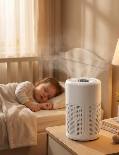 Purificateur d'Air Haute Efficacité pour la Maison – Filtre & Tablette Parfumée Inclus