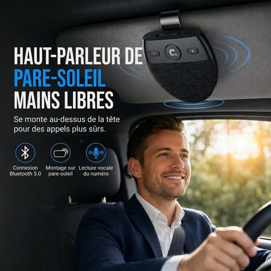 VaraLiving™ Haut-Parleur Bluetooth Mains Libres pour Voiture (SP11)