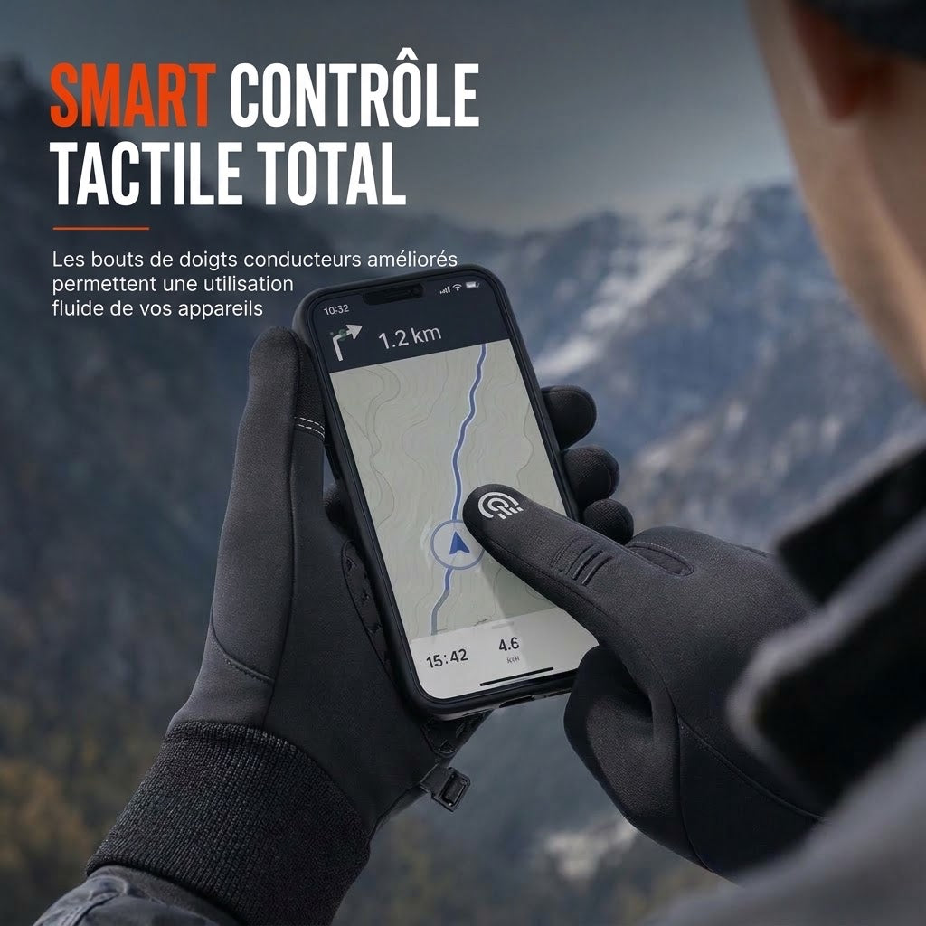 VaraLiving™ Gants d'Hiver Tactiles Imperméables (Vélo & Ski)