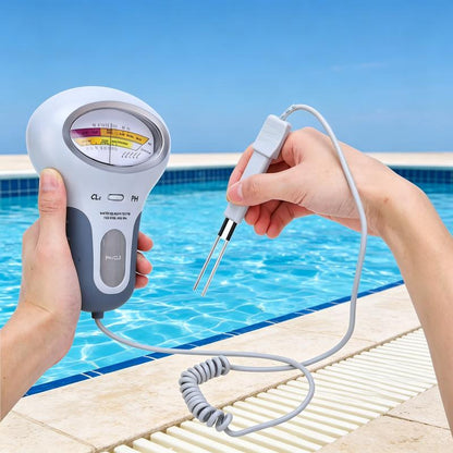 Testeur de Piscine Digital pH et Chlore – Analyseur d'Eau Rapide Sans Produits Chimiques