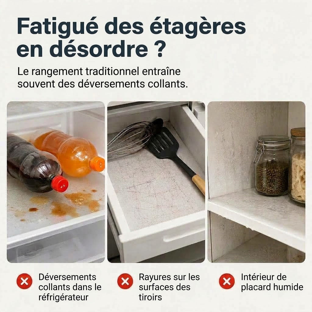Tapis imperméable pour réfrigérateur OmniLiving™&nbsp;