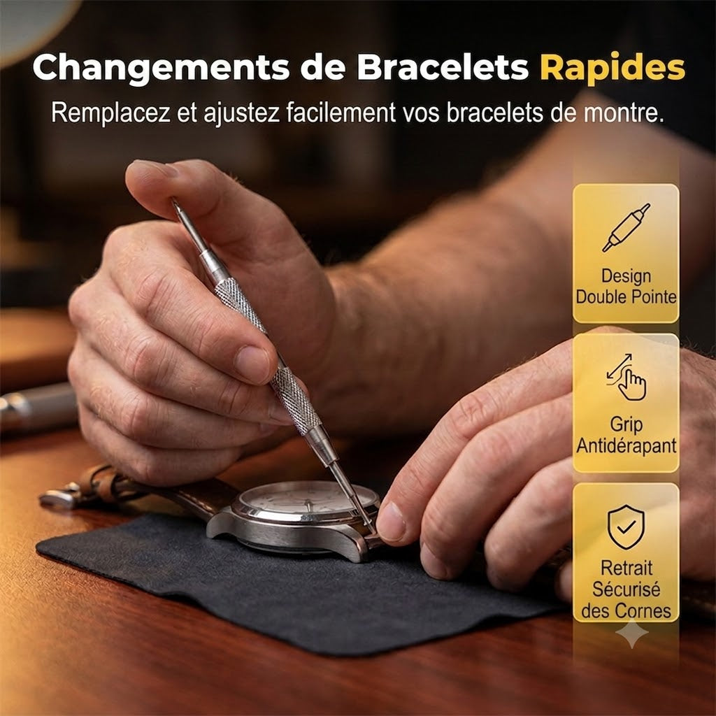 Kit complet de réparation pour montres