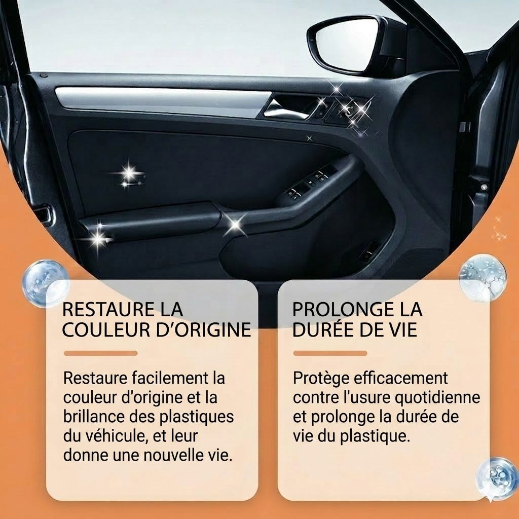 Rénovateur de Plastiques Auto – Effet Brillance Éclatante