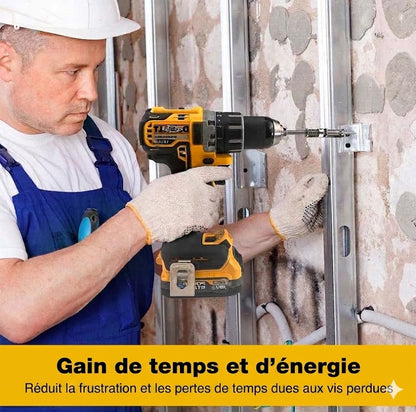 Guide-Vis™ | Le Positionneur Auto-Centrant à Ressort