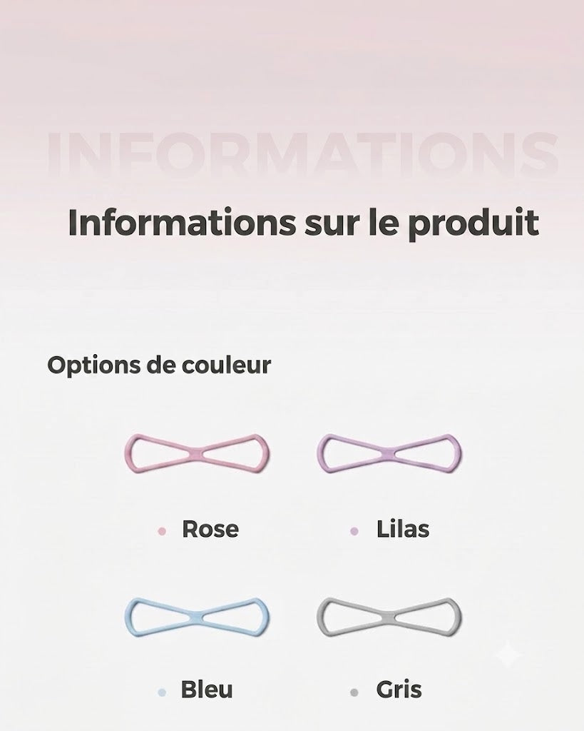 Bande d'extension en 8 pour musculation - Élastique de fitness fitness corps entier