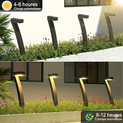 Balise Solaire Design Moderne – Éclairage Créatif & Magique pour Allées