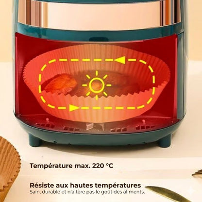 Pack de 100 Moules en Papier pour Airfryer