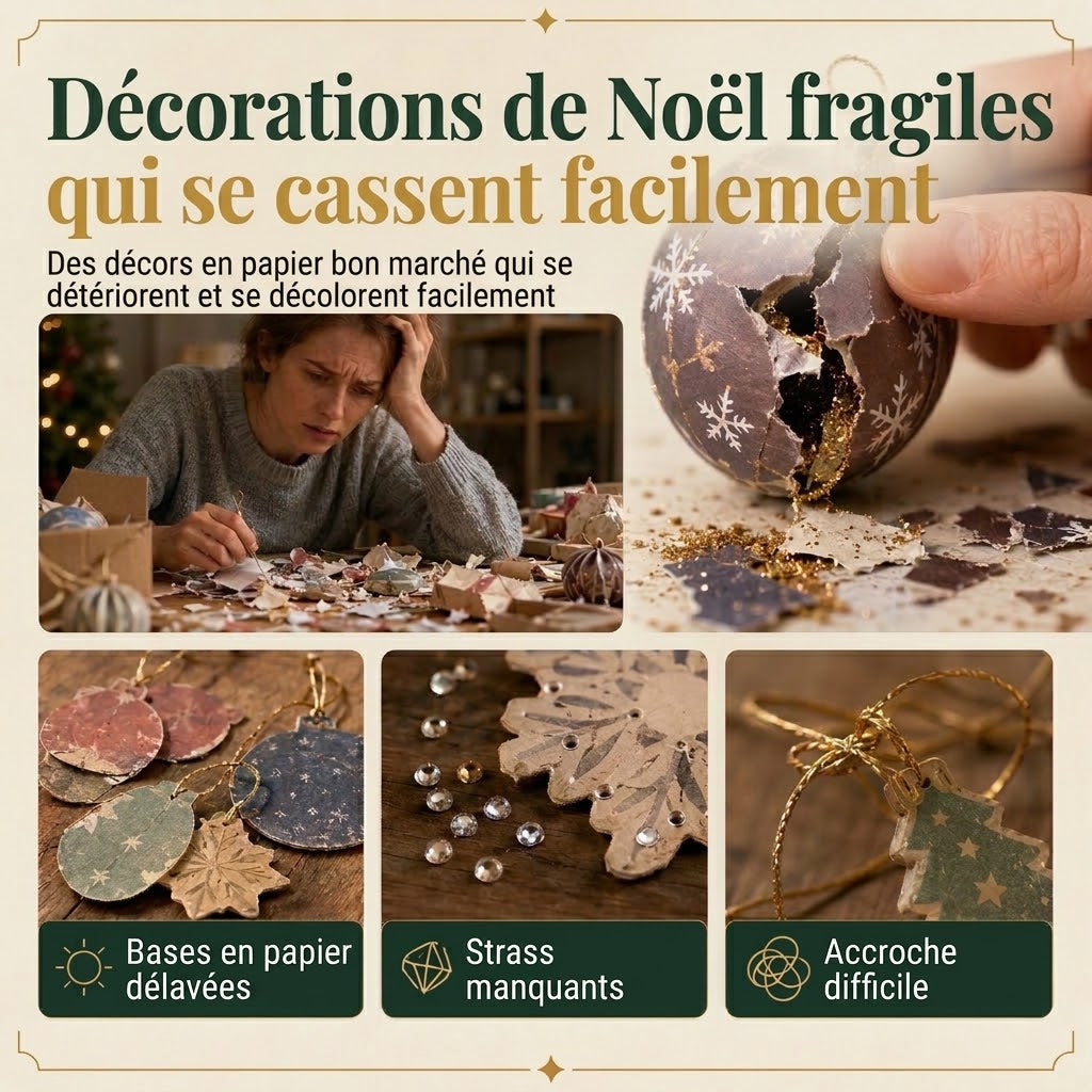 VaraLiving™ Kit Peinture Diamant de Noël DIY (Strass & Outils)