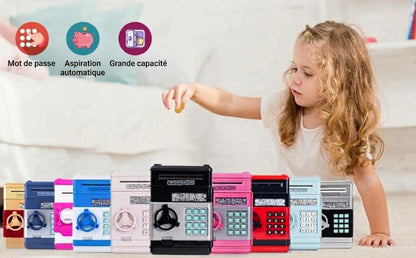 VaraLiving™ Tirelire Électronique ATM pour Enfants (avec Code)