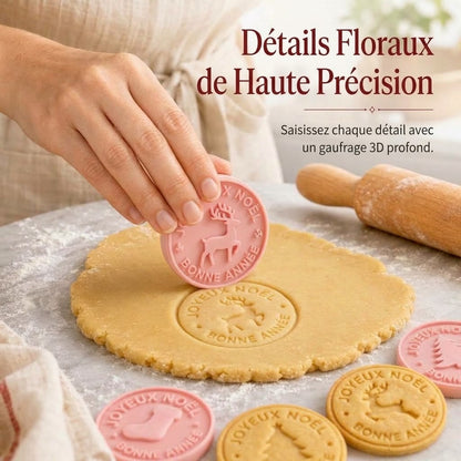 Set d'emporte-pièces de Noël OmniLiving™ | Moules à pâtisserie 3D pour enfants et adultes