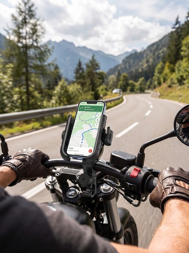 Support de téléphone pour vélo et moto avec fixation rapide - Navigation sécurisée
