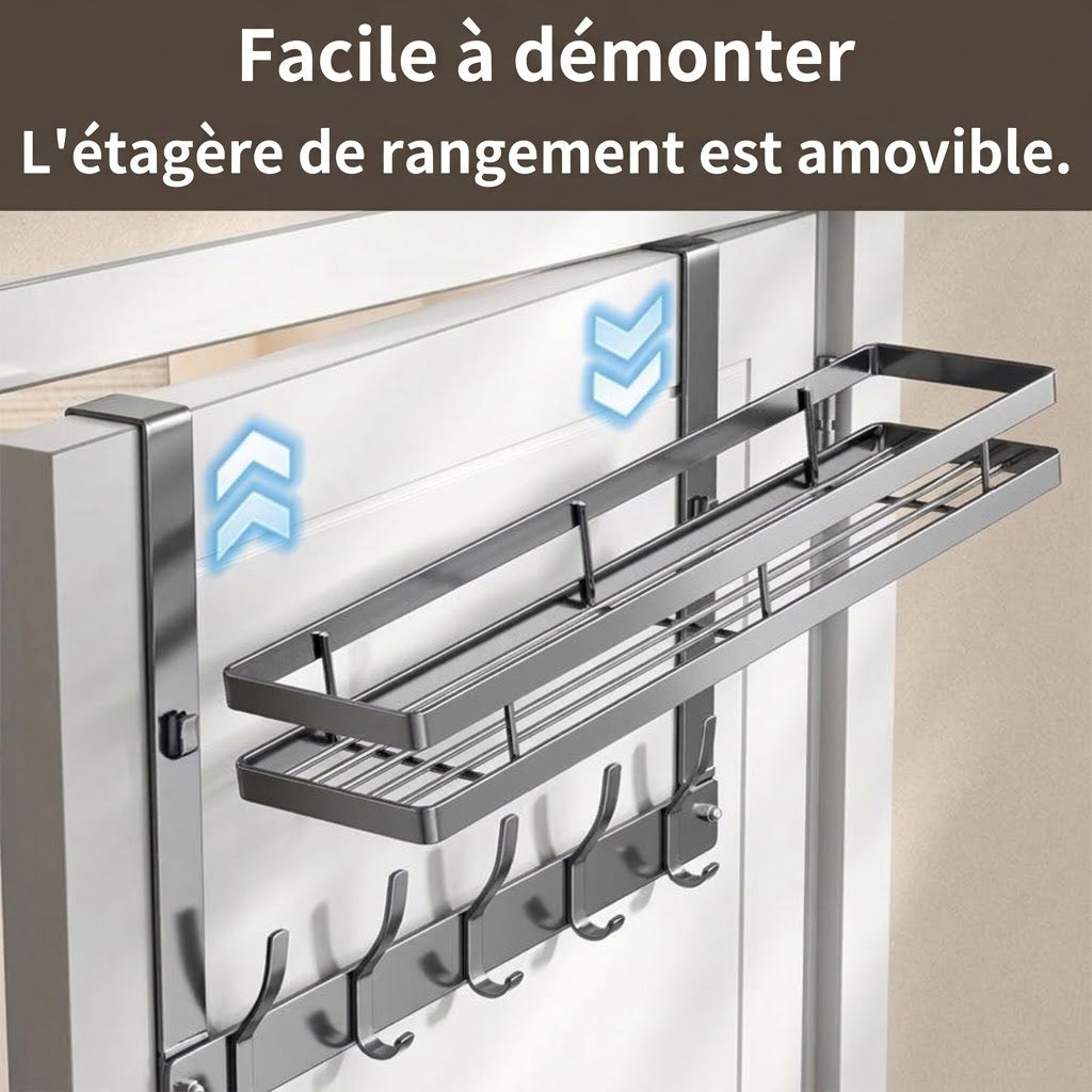 VaraLiving™ Organisateur de Porte Suspendu avec Paniers et Crochets