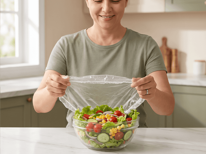 Couvre-bols élastiques pour la conservation des aliments OmniLiving™