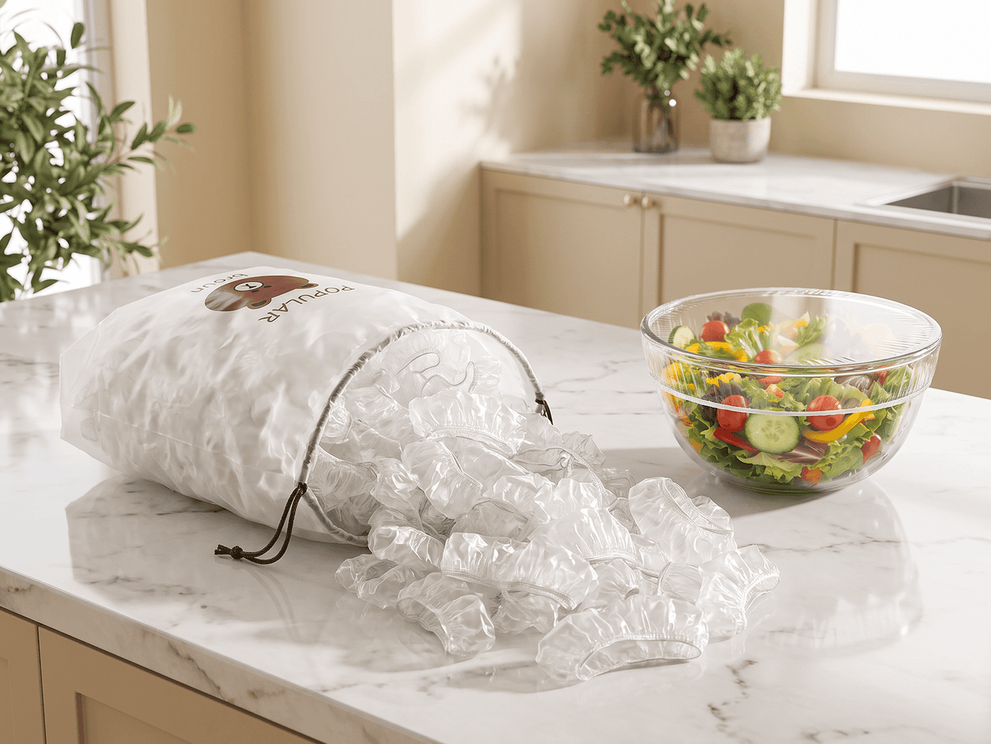 Couvre-bols élastiques pour la conservation des aliments OmniLiving™
