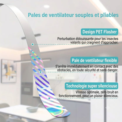 Ventilateur de table anti-mouches