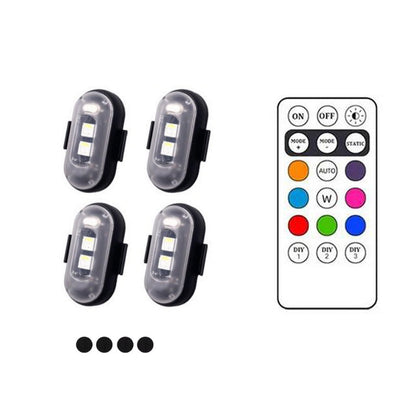 Bande lumineuse LED sans fil avec télécommande OmniLiving™ (8 couleurs)