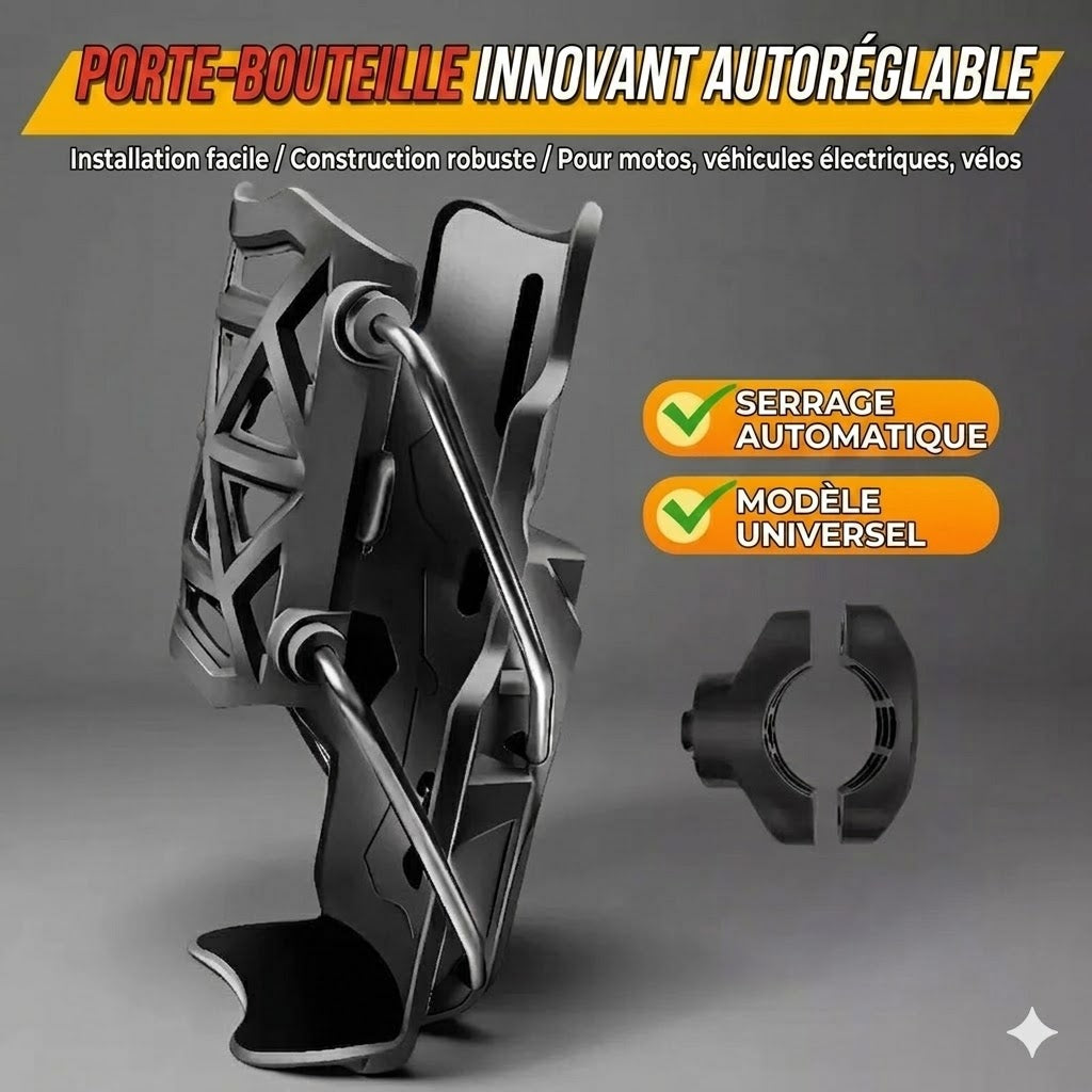 Porte-Gobelet Universel Ajustable – Pour Moto, Vélo & Poussette
