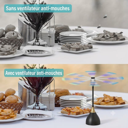 Ventilateur de table anti-mouches