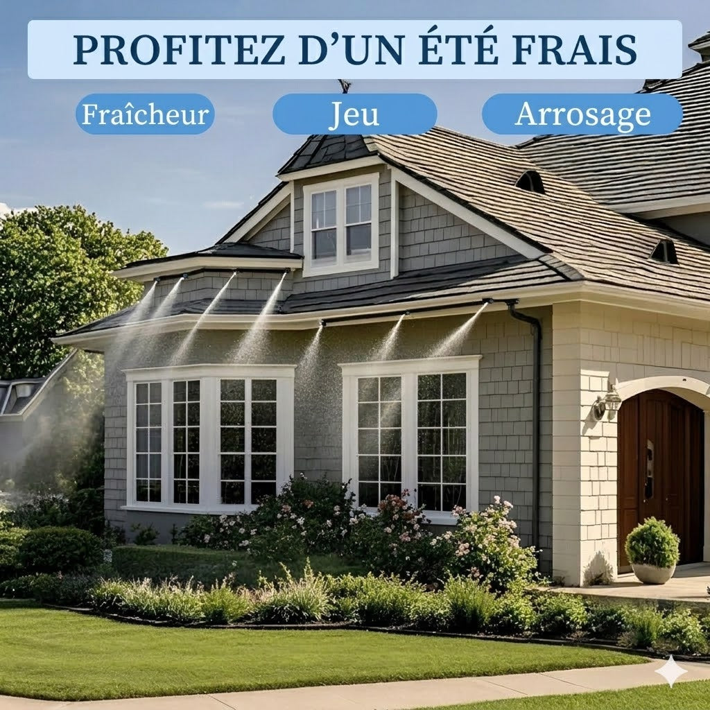 Système d'Arrosage Automatique 360° – Intelligent & Précis pour votre Jardin