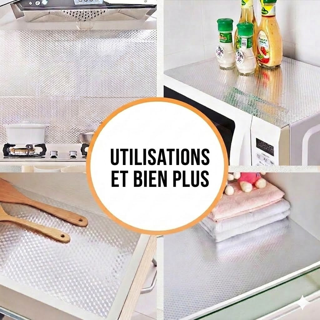 Film Auto-Adhésif de Cuisine – Anti-Huile & Protection