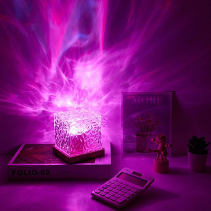 Projecteur Effet d'Eau 3D – 16 Couleurs Dynamiques