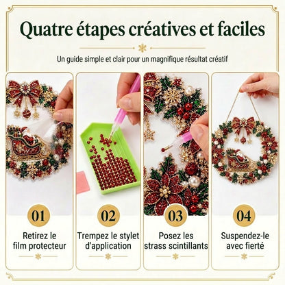 VaraLiving™ Kit Peinture Diamant de Noël DIY (Strass & Outils)