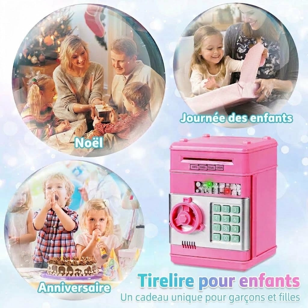 VaraLiving™ Tirelire Électronique ATM pour Enfants (avec Code)