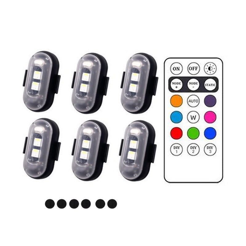 Bande lumineuse LED sans fil avec télécommande OmniLiving™ (8 couleurs)