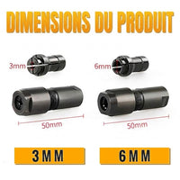 Kit Complet : 3 mm + 6 mm (Recommandé) 🔥