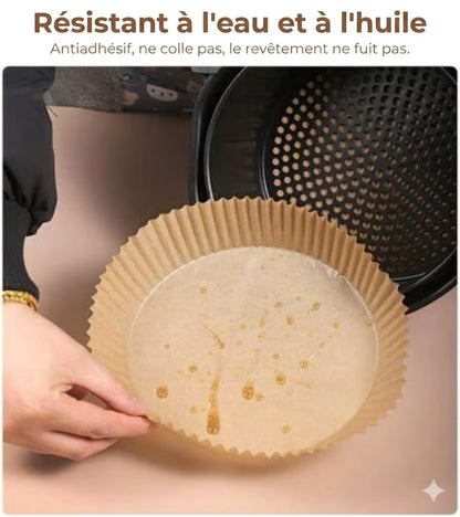 Pack de 100 Moules en Papier pour Airfryer