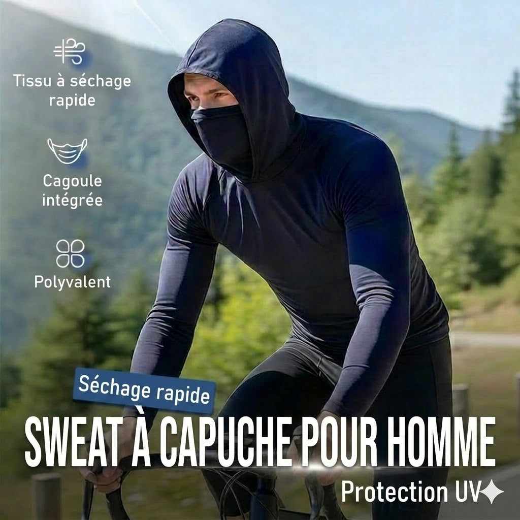 Veste à Capuche Anti-UV avec Masque