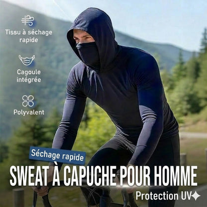 Veste à Capuche Anti-UV avec Masque