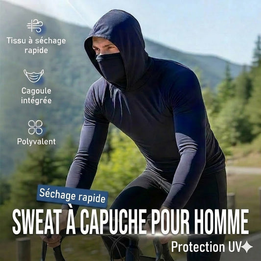 Veste à Capuche Anti-UV avec Masque