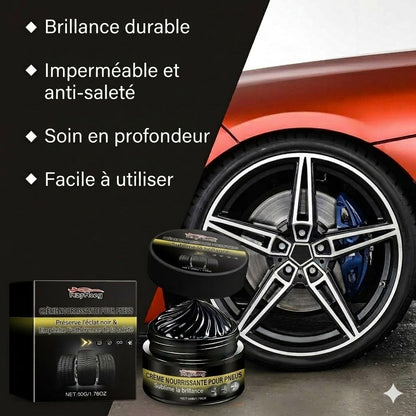 Rénovateur & Brillant Pneus Premium – Retrouvez un Noir Intense et un Aspect Neuf