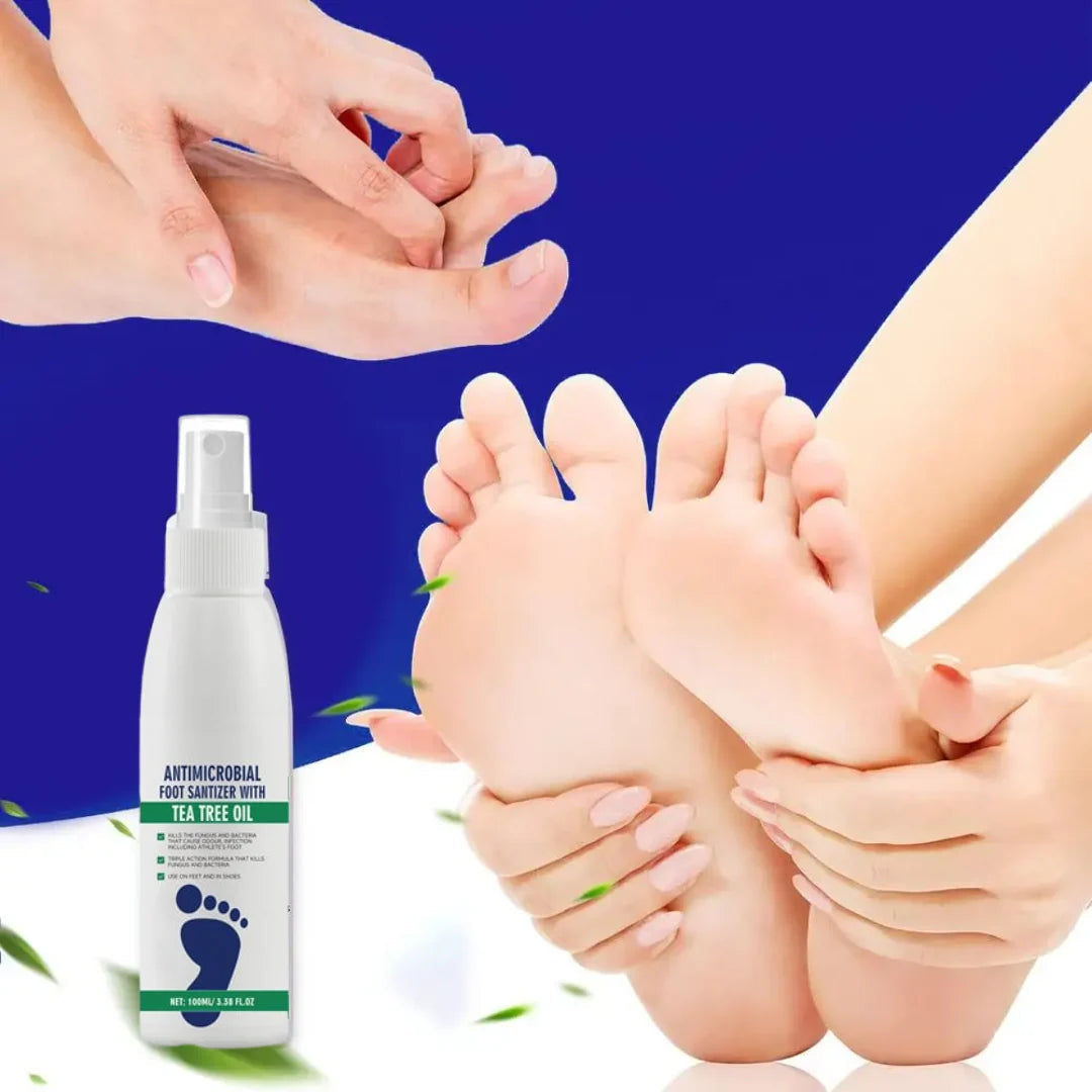 SilkEase™ Spray Pieds Antibactérien & Hydratant Intense