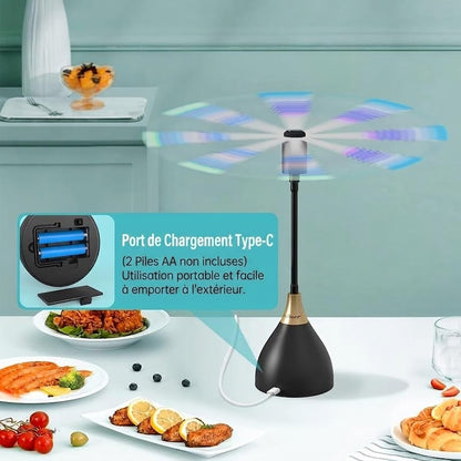 Ventilateur de table anti-mouches