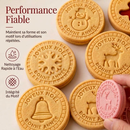Set d'emporte-pièces de Noël OmniLiving™ | Moules à pâtisserie 3D pour enfants et adultes