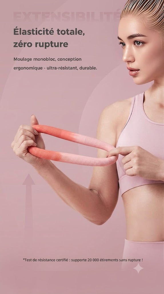 Bande d'extension en 8 pour musculation - Élastique de fitness fitness corps entier