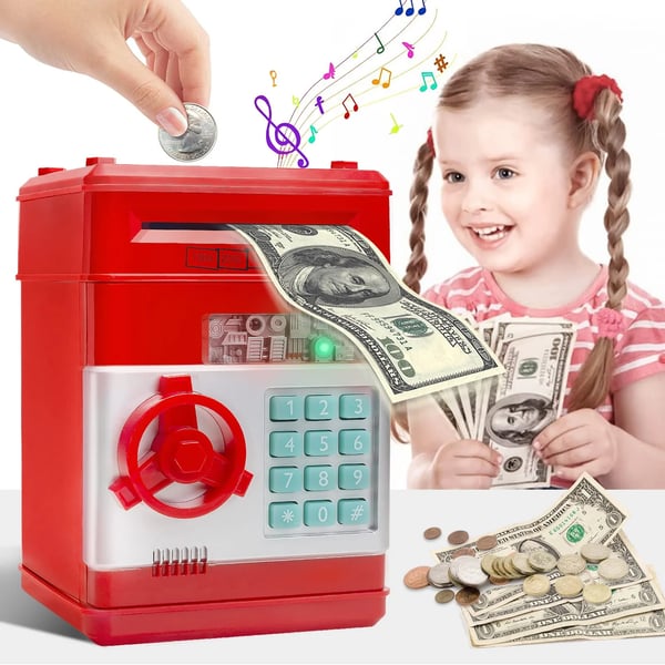 VaraLiving™ Tirelire Électronique ATM pour Enfants (avec Code)