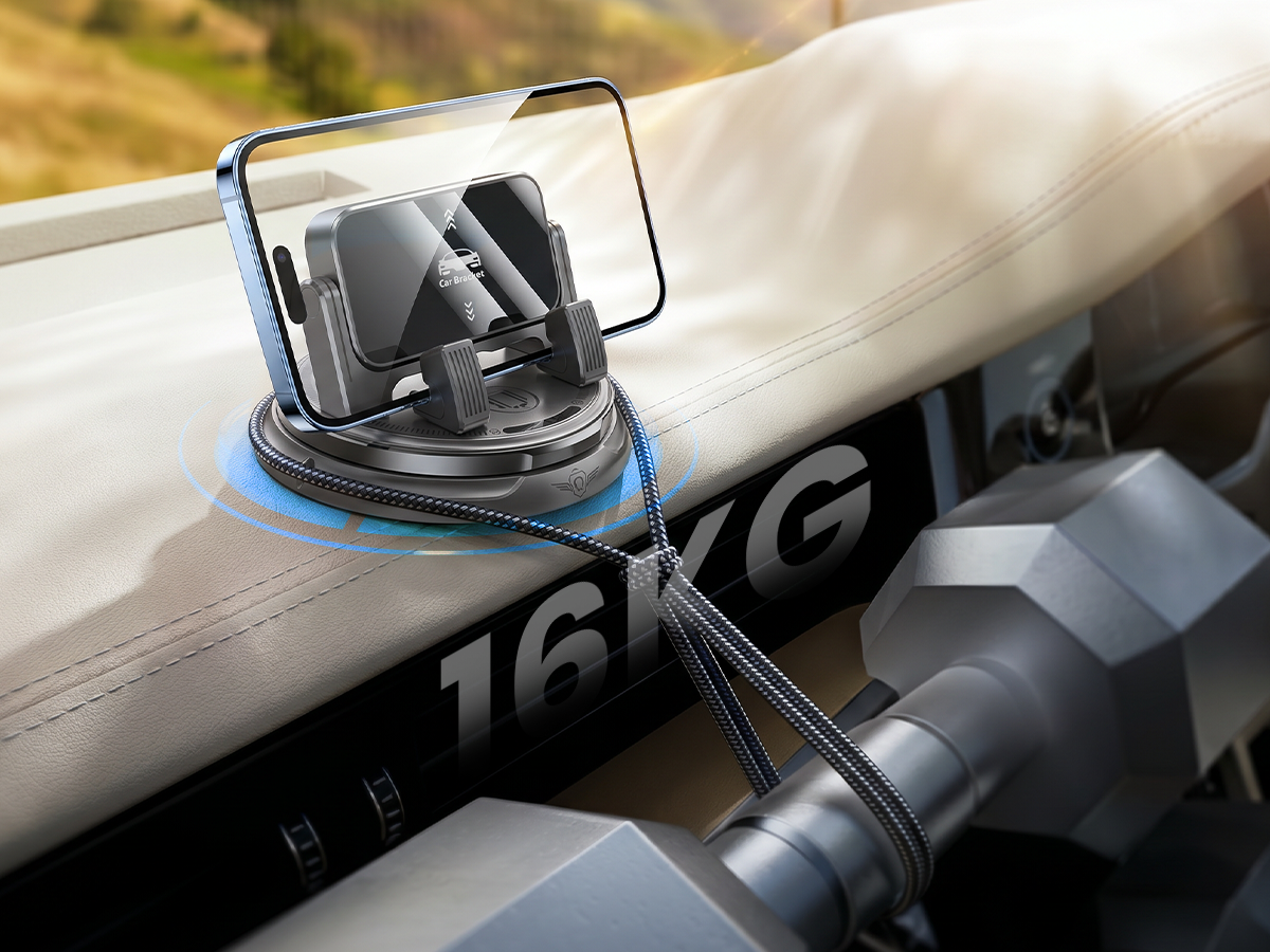 Support Téléphone Voiture Rotatif à 360° – Stable & Universel