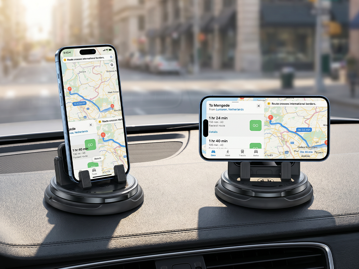 Support Téléphone Voiture Rotatif à 360° – Stable & Universel