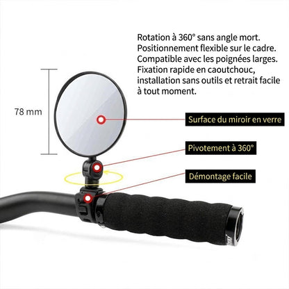 Rétroviseur orientable à 360°