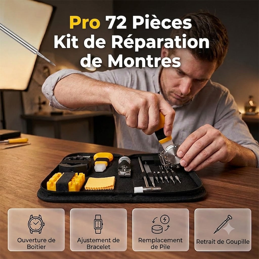 Kit complet de réparation pour montres