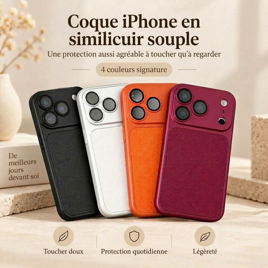 VaraLiving™ Coque de Protection en Cuir de Luxe pour iPhone