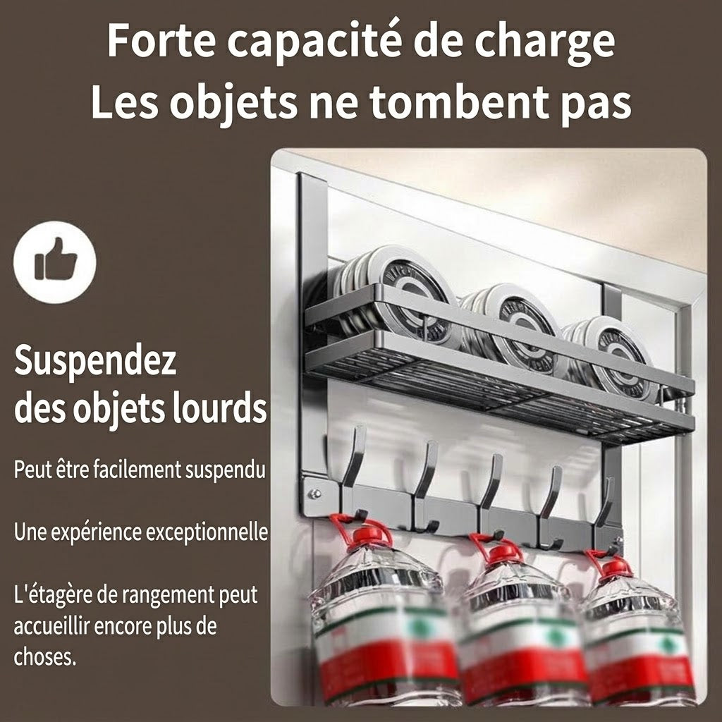 VaraLiving™ Organisateur de Porte Suspendu avec Paniers et Crochets