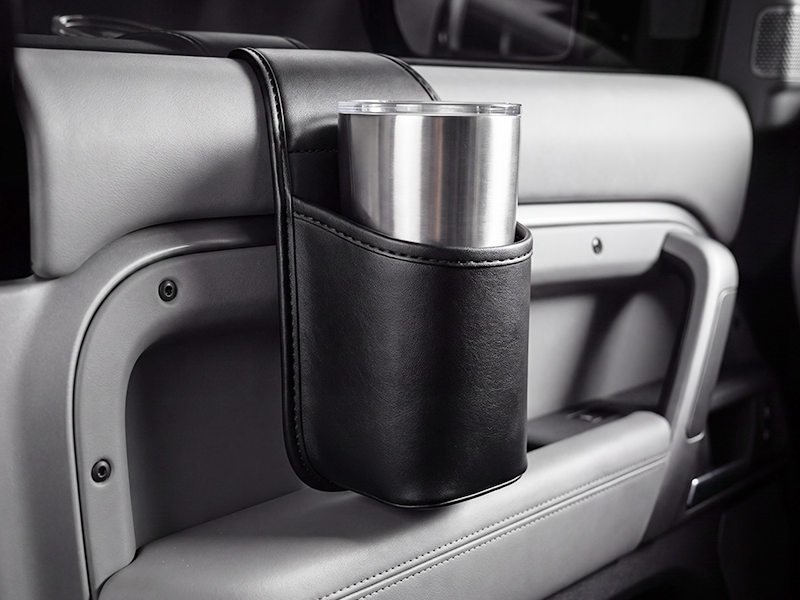 SilkEase™ Porte-Gobelet de Portière en Cuir | Support Universel pour Voiture