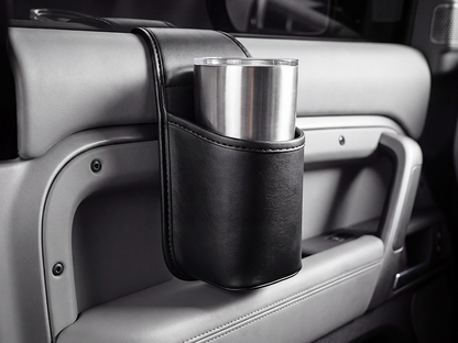 SilkEase™ Porte-Gobelet de Portière en Cuir | Support Universel pour Voiture