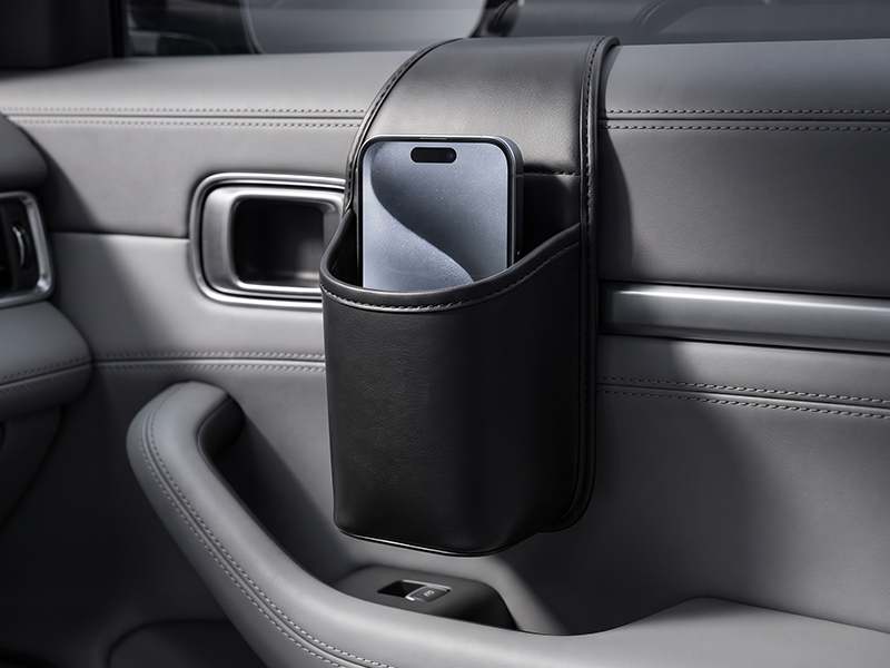 SilkEase™ Porte-Gobelet de Portière en Cuir | Support Universel pour Voiture